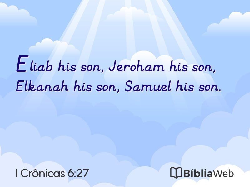 I Crônicas 6:27 em imagem para compartilhar