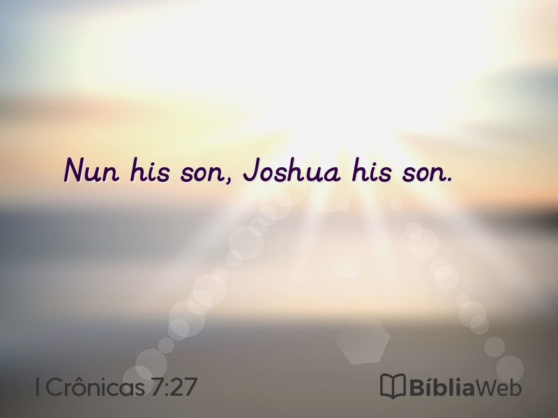 I Crônicas 7:27 em imagem para compartilhar