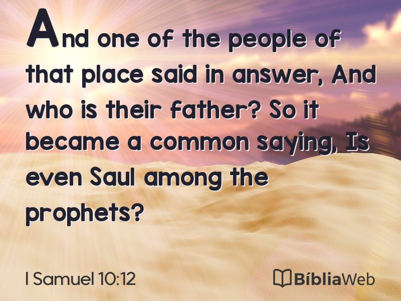 I Samuel 10:12 em imagem para compartilhar