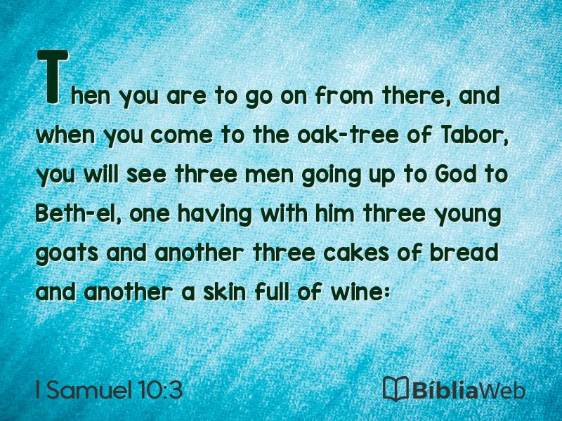I Samuel 10:3 em imagem para compartilhar