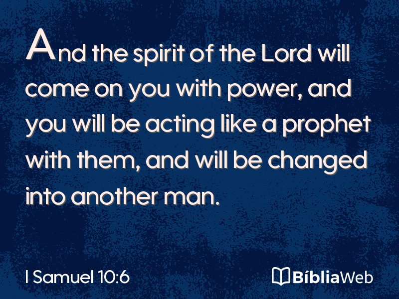 I Samuel 10:6 em imagem para compartilhar