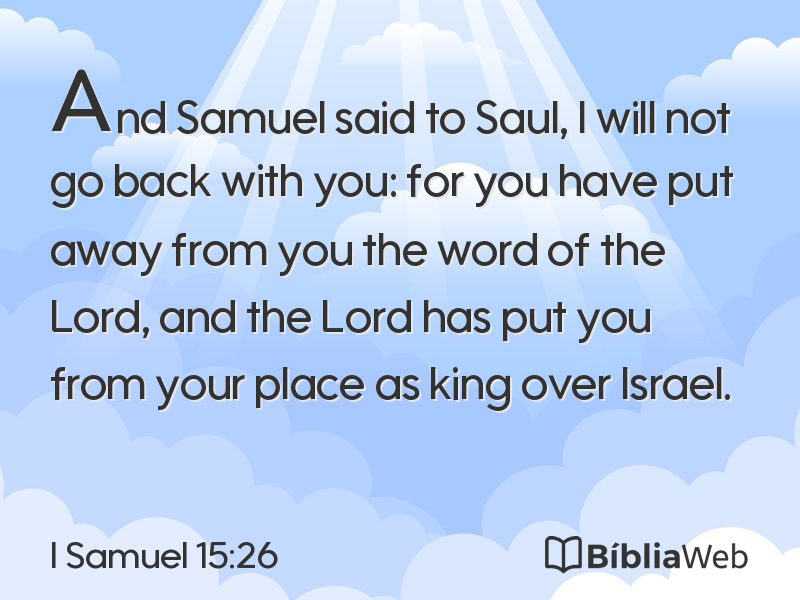 I Samuel 15:26 em imagem para compartilhar