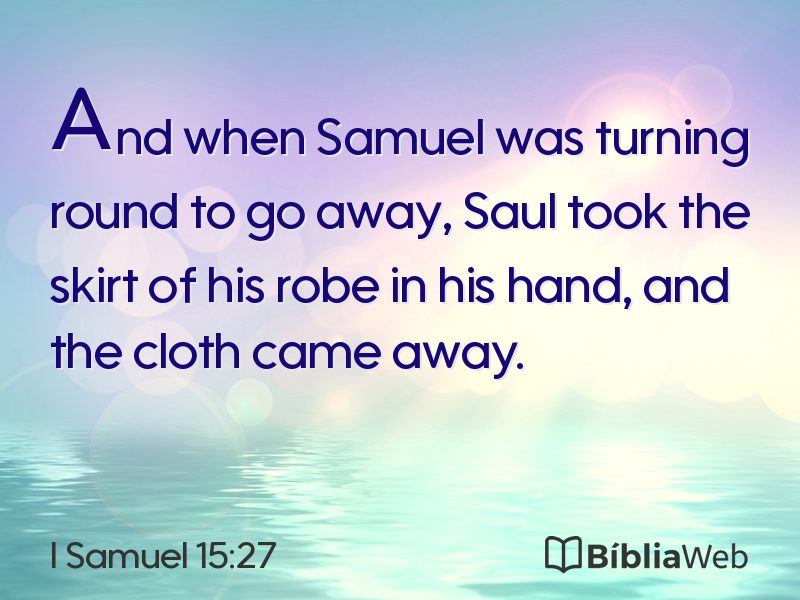 I Samuel 15:27 em imagem para compartilhar