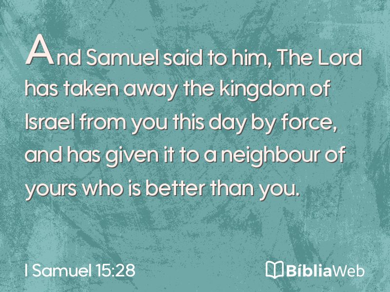 I Samuel 15:28 em imagem para compartilhar