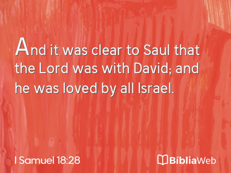 I Samuel 18:28 em imagem para compartilhar