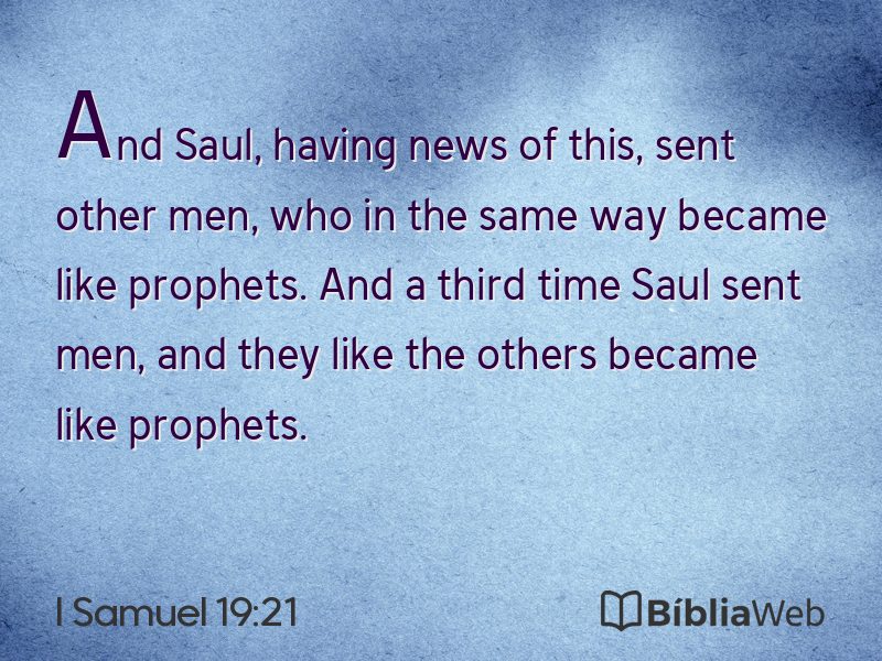 I Samuel 19:21 em imagem para compartilhar
