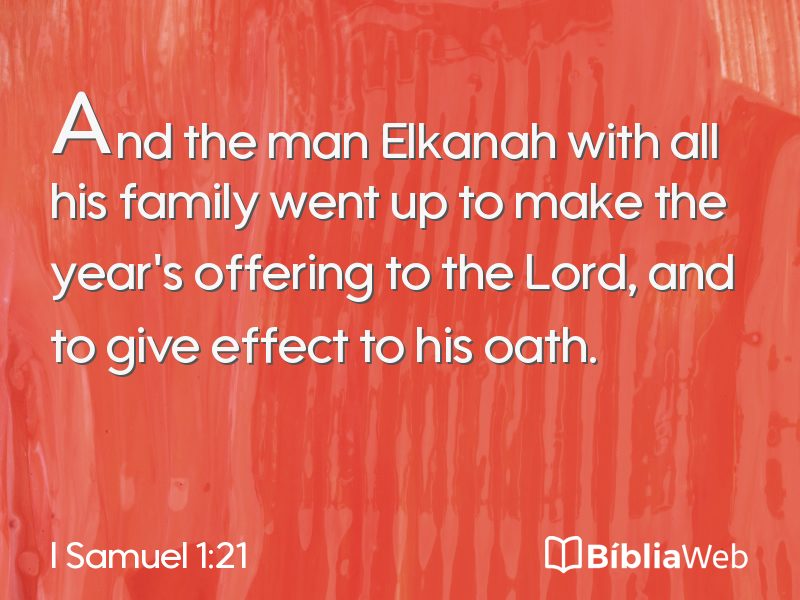 I Samuel 1:21 em imagem para compartilhar