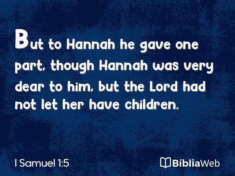 I Samuel 1:5 em imagem para compartilhar