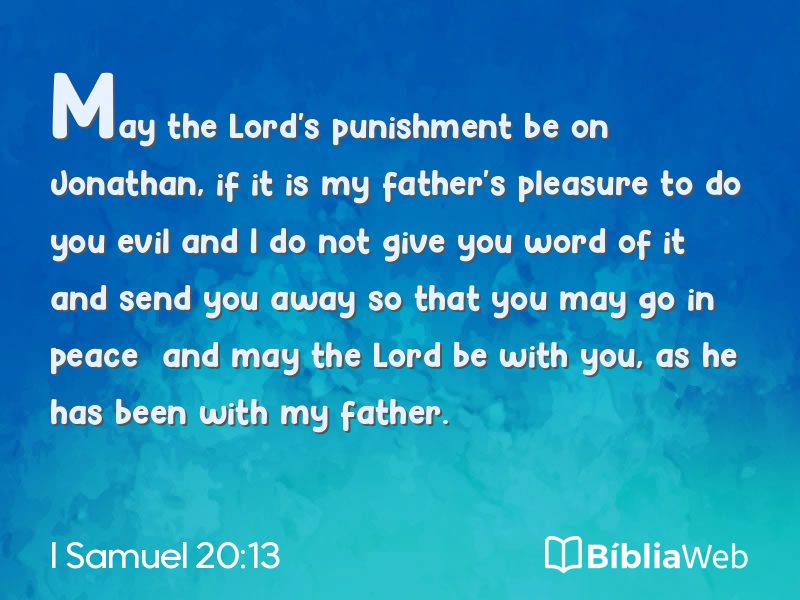 I Samuel 20:13 em imagem para compartilhar