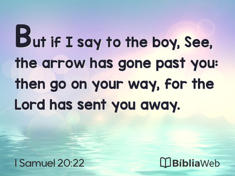 I Samuel 20:22 em imagem para compartilhar