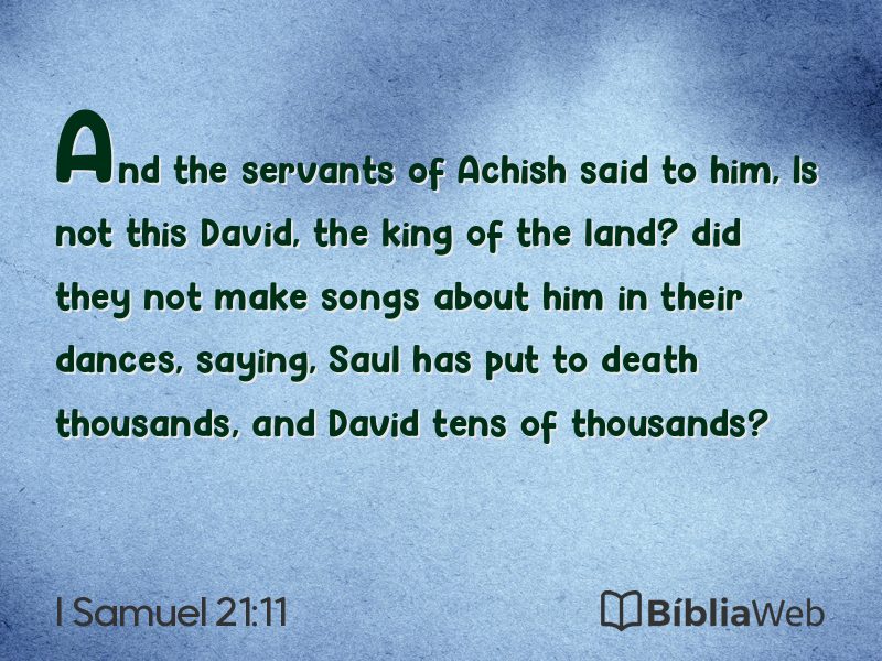 I Samuel 21:11 em imagem para compartilhar