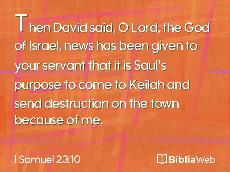 I Samuel 23:10 em imagem para compartilhar
