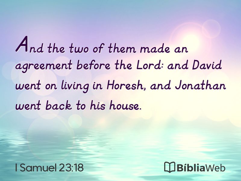 I Samuel 23:18 em imagem para compartilhar