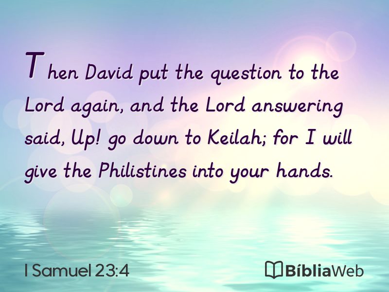 I Samuel 23:4 em imagem para compartilhar