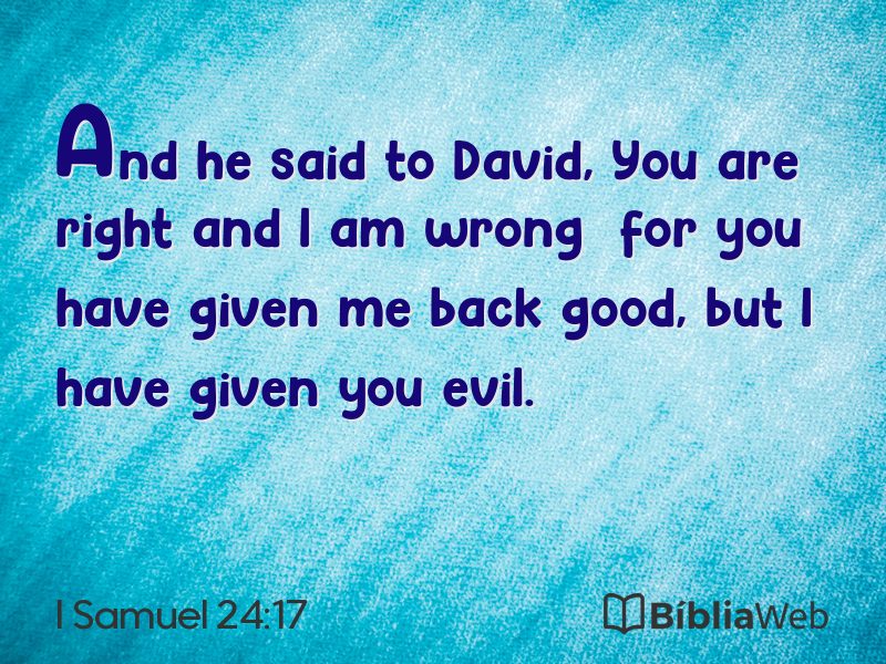 I Samuel 24:17 em imagem para compartilhar