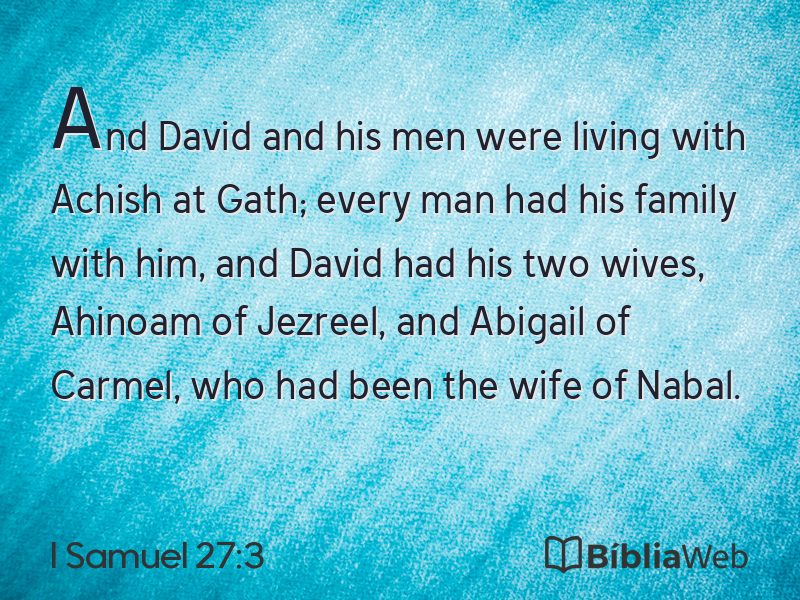 I Samuel 27:3 em imagem para compartilhar