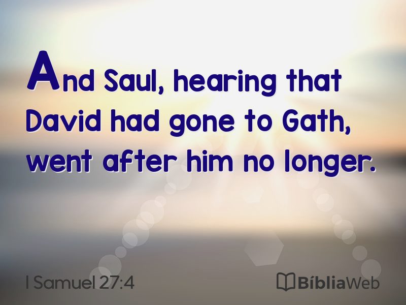 I Samuel 27:4 em imagem para compartilhar