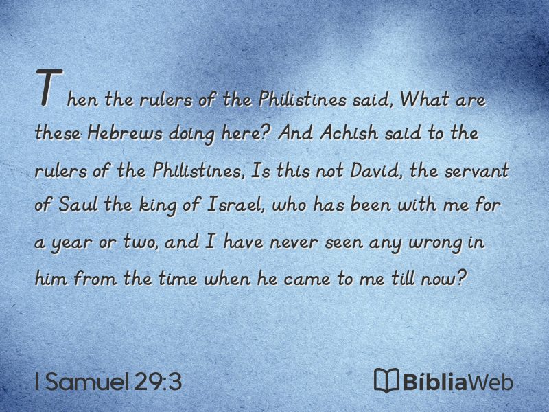 I Samuel 29:3 em imagem para compartilhar