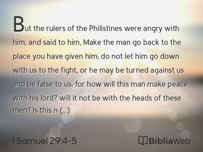 I Samuel 29:4-5 em imagem para compartilhar