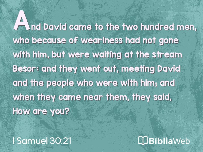 I Samuel 30:21 em imagem para compartilhar