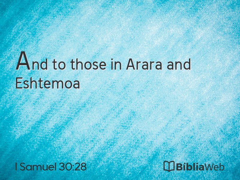 I Samuel 30:28 em imagem para compartilhar
