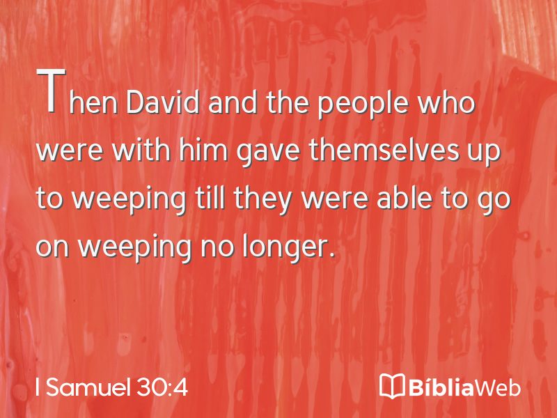 I Samuel 30:4 em imagem para compartilhar