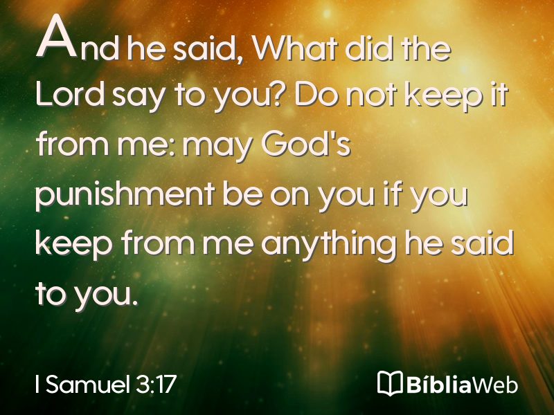 I Samuel 3:17 em imagem para compartilhar