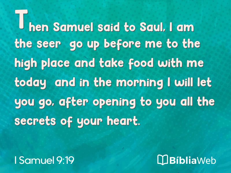 I Samuel 9:19 em imagem para compartilhar