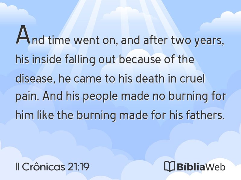 II Crônicas 21:19 em imagem para compartilhar