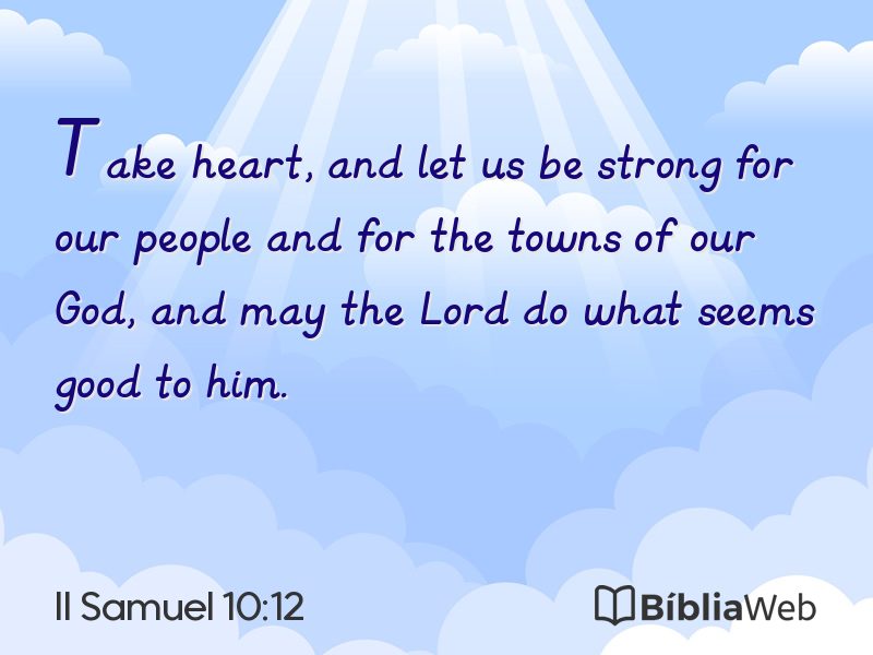 II Samuel 10:12 em imagem para compartilhar
