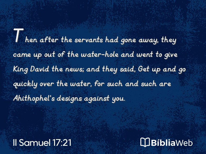 II Samuel 17:21 em imagem para compartilhar