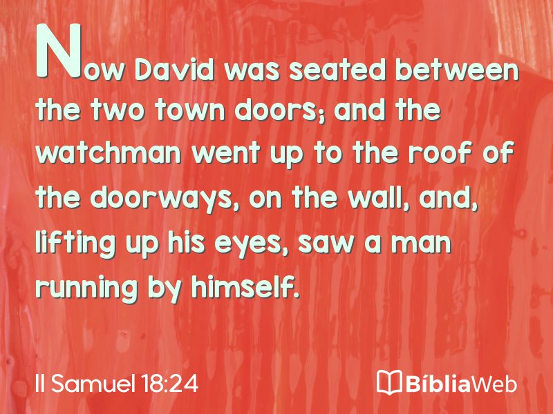 II Samuel 18:24 em imagem para compartilhar