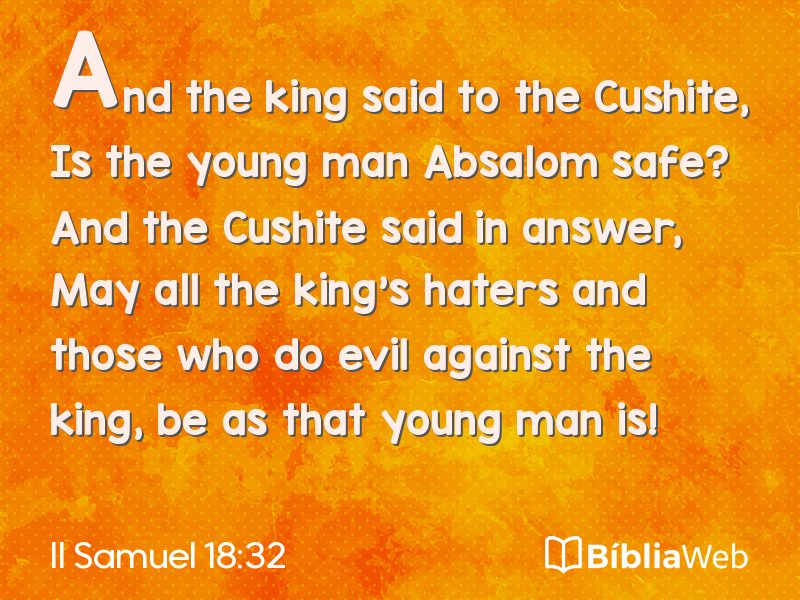 II Samuel 18:32 em imagem para compartilhar