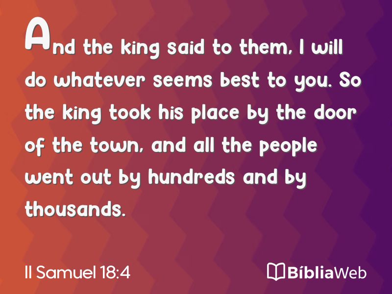 II Samuel 18:4 em imagem para compartilhar