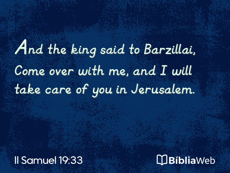 II Samuel 19:33 em imagem para compartilhar