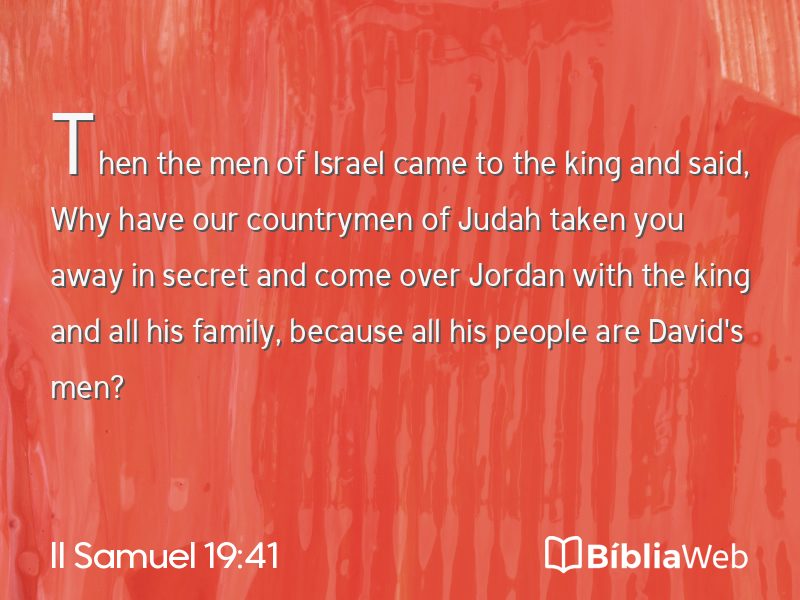 II Samuel 19:41 em imagem para compartilhar