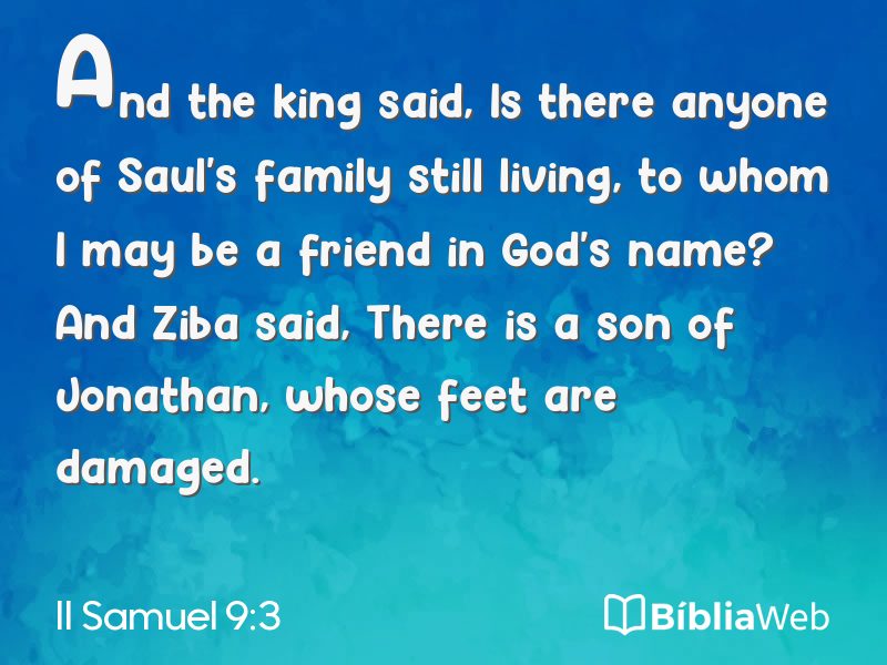 II Samuel 9:3 em imagem para compartilhar