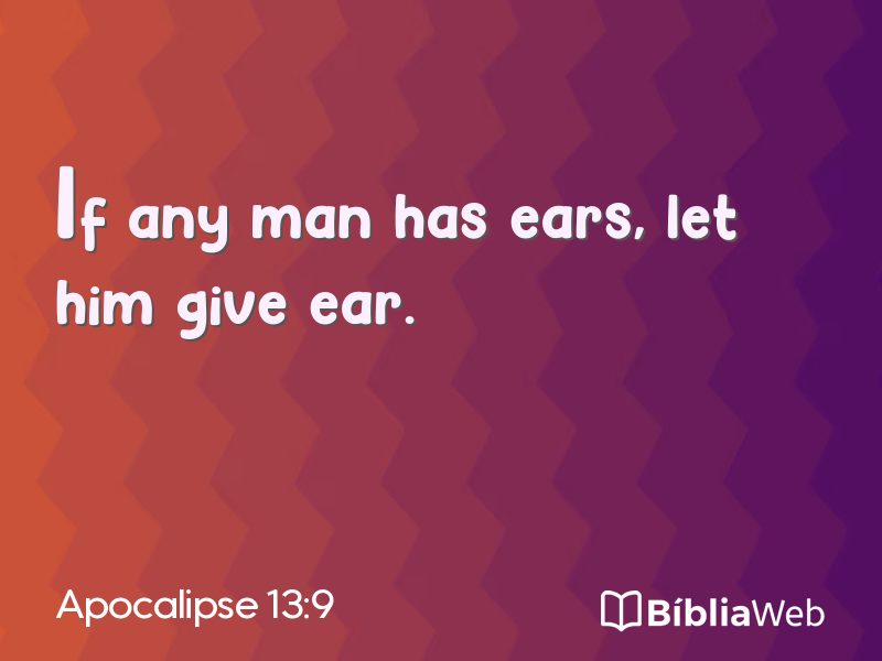 Apocalipse 13:9 em imagem para compartilhar