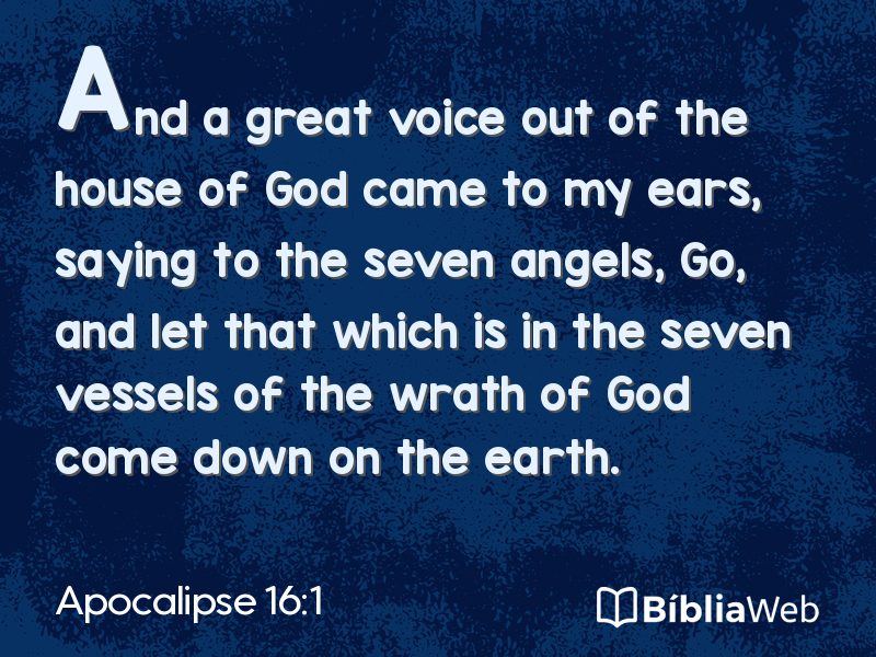 Apocalipse 16:1 em imagem para compartilhar