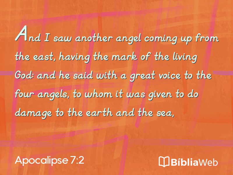 Apocalipse 7:2 em imagem para compartilhar