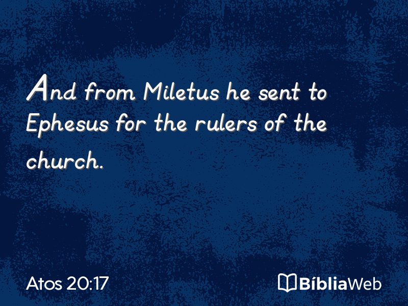 Atos 20:17 em imagem para compartilhar