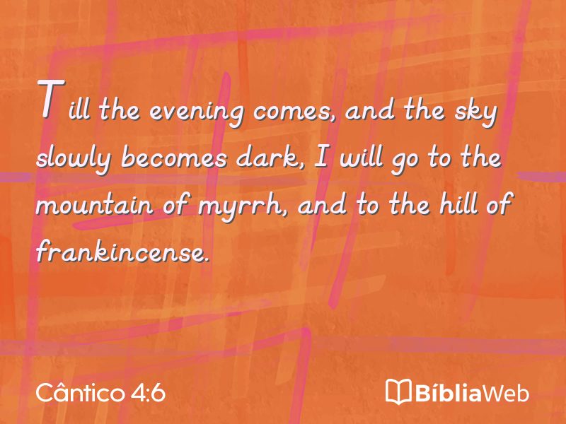 Cântico 4:6 em imagem para compartilhar
