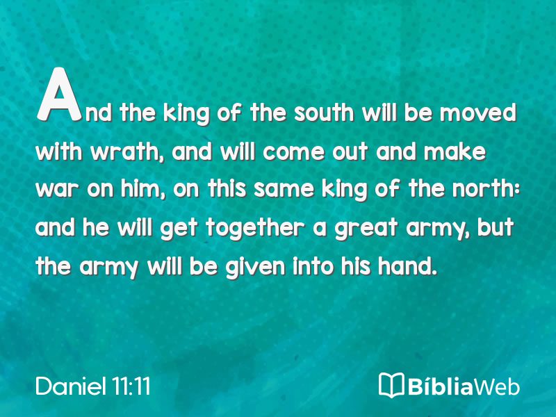 Daniel 11:11 em imagem para compartilhar