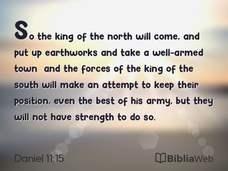 Daniel 11:15 em imagem para compartilhar