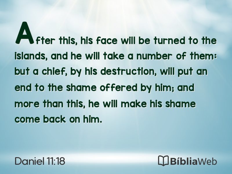 Daniel 11:18 em imagem para compartilhar
