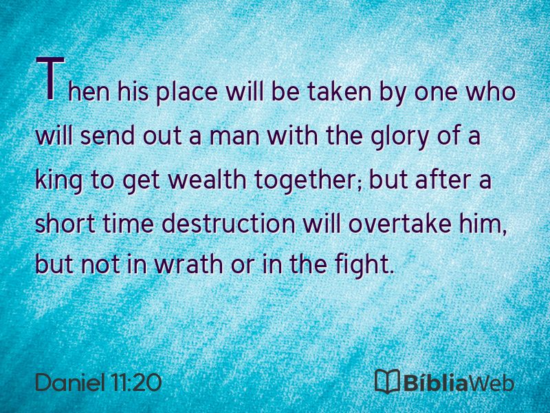 Daniel 11:20 em imagem para compartilhar