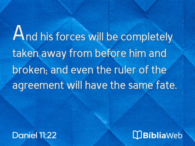 Daniel 11:22 em imagem para compartilhar