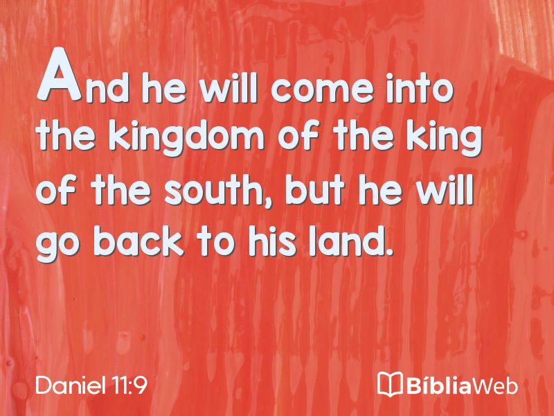 Daniel 11:9 em imagem para compartilhar