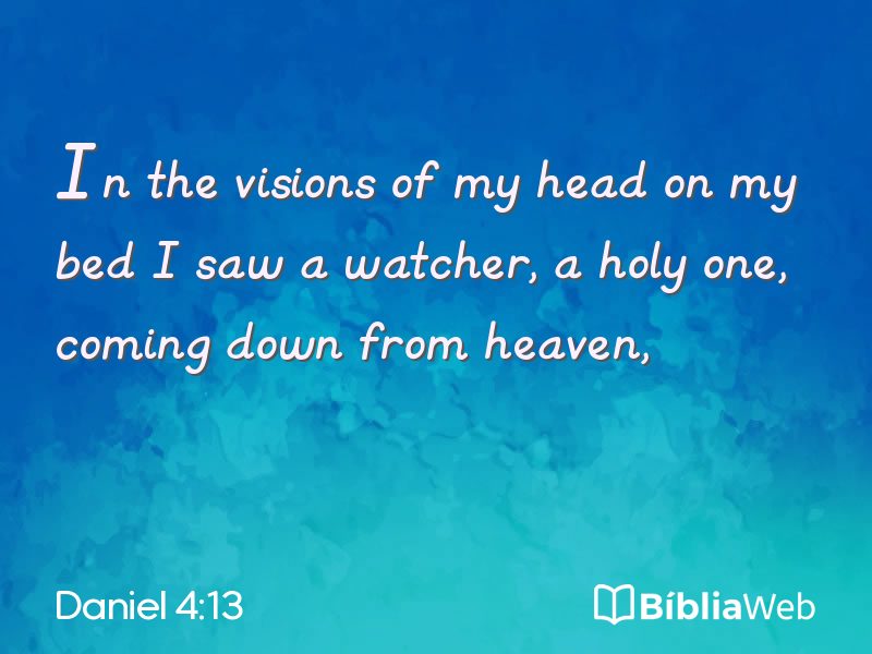 Daniel 4:13 em imagem para compartilhar