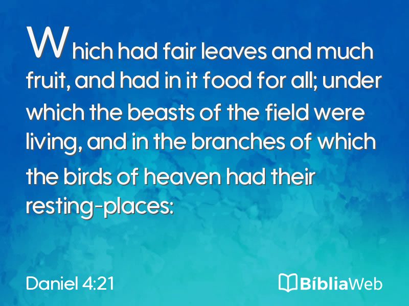 Daniel 4:21 em imagem para compartilhar